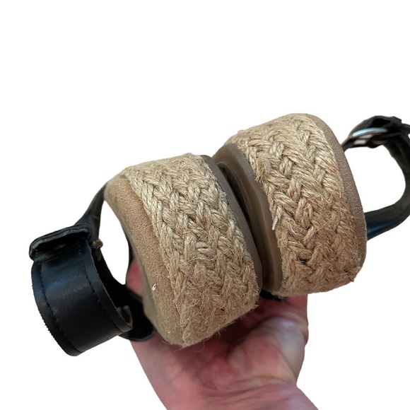 Aerosoles Globetrotter Sandals Leopard Tan Espadrilles Women’s Size 9M - Picture 5 of 7